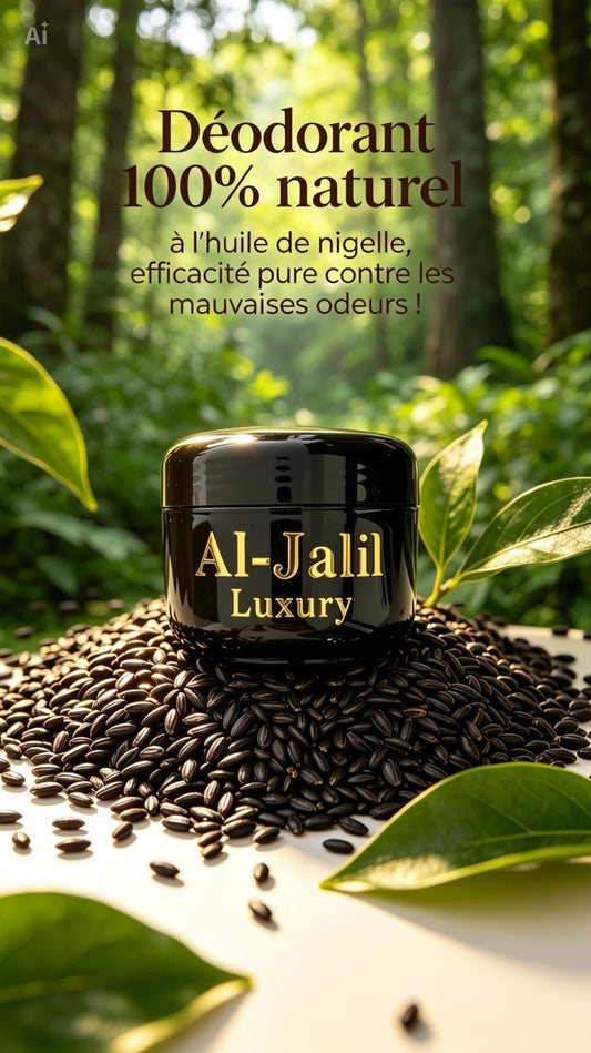 DÉODORANT NATUREL À L'HUILE DE NIGELLE