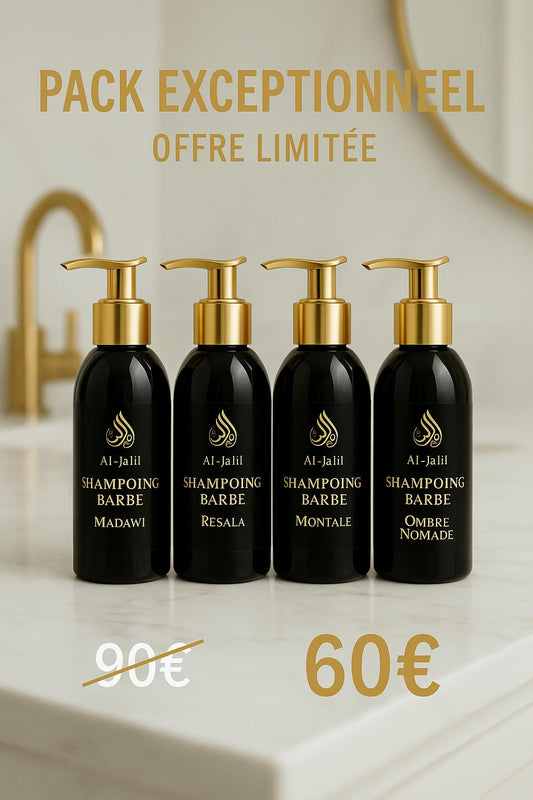 Pack exceptionnel 4 shampooings